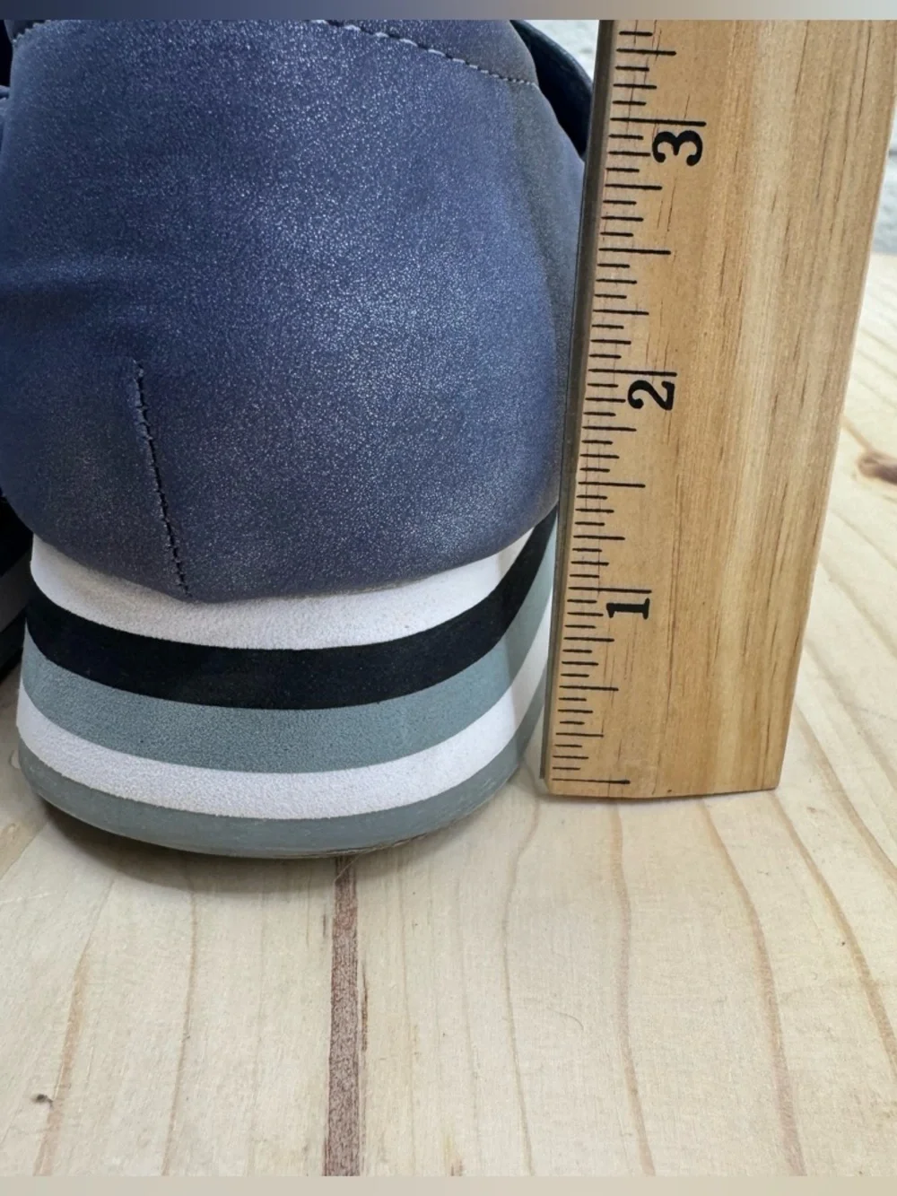 Coconuts by Matisse Bess Navy Blue Platform Loafer Sneakers Size 9M Preppy